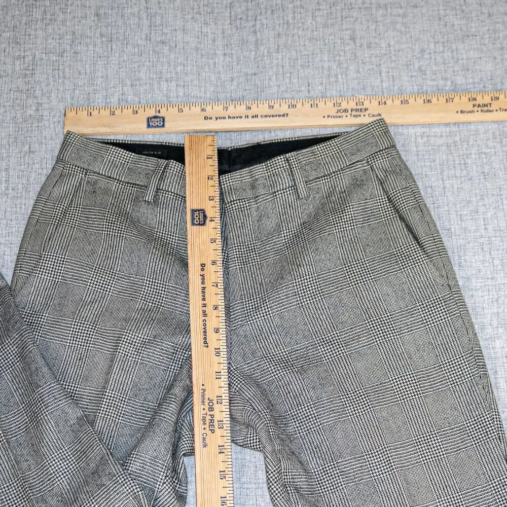 J.Crew Ludlow Slim Houndstooth Tweed Pant Wool Vitale Barberis Cononico 29